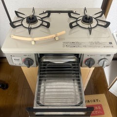 リンナイのグリル付きガステーブル「KG34NBEL」の画像