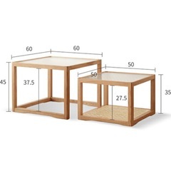 ローテーブル（セット）の画像
