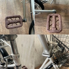 防災サイクル AERO 20型 折りたたみ自転車 6段変速 LEDオートライト付 空気入れ不要の画像