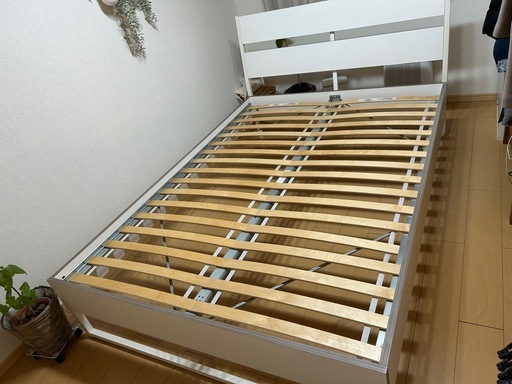 IKEA ダブルベッド (あいの) 東村山のベッド《ダブルベッド》の中古