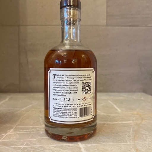 【新品未開封】Wyoming whiskey 