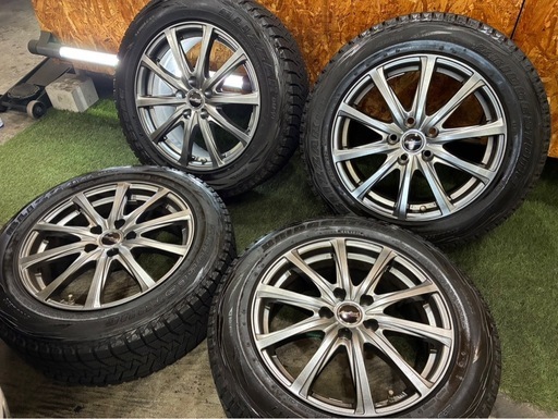 215/60R17?バリ溝ブリヂストン（ブリザックDM-V1）?人気のブリヂストンと17インチアルミセット‼️委