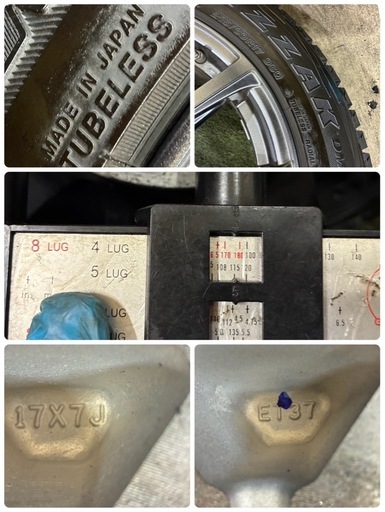 215/60R17?バリ溝ブリヂストン（ブリザックDM-V1）?人気のブリヂストンと17インチアルミセット‼️委