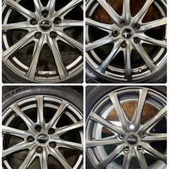 215/60R17🌈バリ溝ブリヂストン（ブリザックDM-V1）🌈人気のブリヂストンと17インチアルミセット‼️委の画像