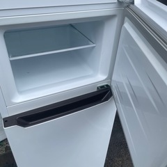 ハイセンス冷凍冷蔵庫　120L 強化ガラス棚　2020年製の画像