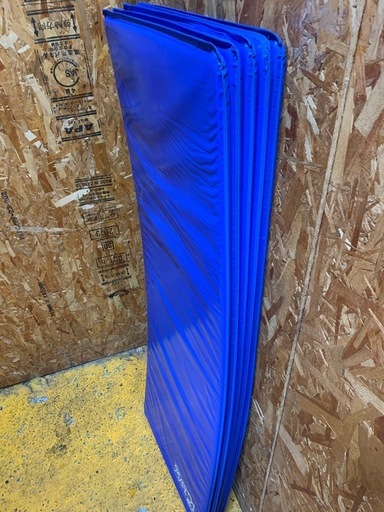 a(7845) ①Senoh セノー エアロビクスマット MAT21 5枚セット ブルー 横幅54cm 縦150cm 厚み2cm ストレッチマット 直接引き取りも歓迎 大阪