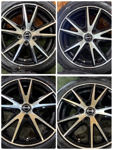 185/55R16?YOKOHAMAスタッドレスタイヤ+アルミセット?デザイン性の良いアルミです‼️お車のイメージチェンジに?委
