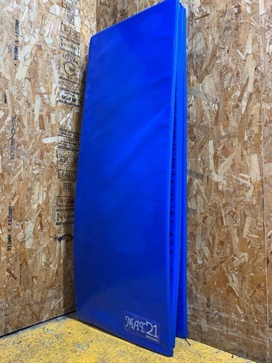 a(7846) ②Senoh セノー エアロビクスマット MAT21 5枚セット ブルー 横幅54cm 縦150cm 厚み2cm ストレッチマット 直接引き取りも歓迎 大阪