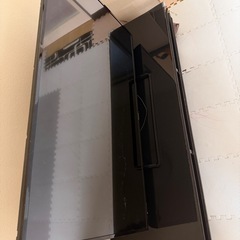 【直接引取・新宿区】ジャンク49型テレビ(Panasonic) 【ジャンク品】＆黒テレビ台セットの画像