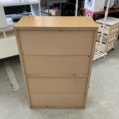 今2602-1334 木製 ディスプレイ ラック ナチュラル キズ汚れ有りの画像