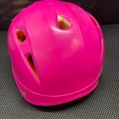 キッズ　ピンクヘルメットの画像