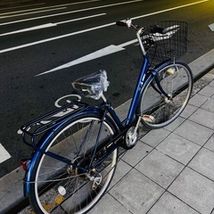 ※決まりました！※　27インチ オートライト 6段変速付き、足回りが頑丈なカートリッジ式のハイグレードのシティーサイクルです。あちこち新品に変更してるのと、防犯登録も込みなので、買ってすぐに修理とかなく、また譲渡証明などで改めて防犯登録しに行くとかの手間がないですの画像