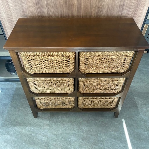 格安掲載！ アジアン家具 籐のチェスト 3段 収納家具 札幌市白石区 モノリス C165