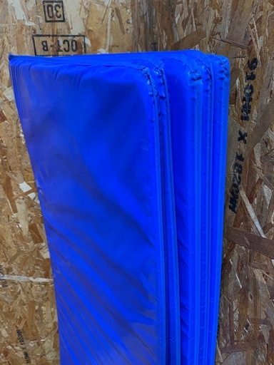 a(7847) ③Senoh セノー エアロビクスマット MAT21 5枚セット ブルー 横幅54cm 縦150cm 厚み2cm ストレッチマット 直接引き取りも歓迎 大阪