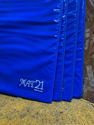 a(7847) ③Senoh セノー エアロビクスマット MAT21 5枚セット ブルー 横幅54cm 縦150cm 厚み2cm ストレッチマット 直接引き取りも歓迎 大阪