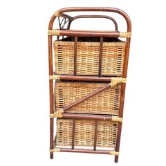 ラタン チェストの画像