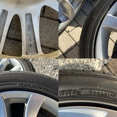 【2024年製】225/45R19 ダンロップ　LE MANS V+ サイレントコア　マツダ純正　アテンザ　7.5J +45 114.3/5H 19インチ　吸音スポンジ付き　の画像