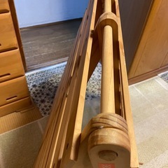 木製スノコベッド シングルサイズ 折り畳み式の画像