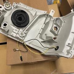 ハイエース　1型　2型　ヘッドライト　左右セット　インナーブラック　社外品の画像