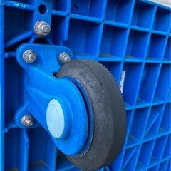 台車　大型　PLA300 静音キャスター 300kg積載 プラ台車 カナツーの画像