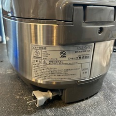 【シャープ 炊飯器】【5.5合炊き】2020年製★クリーニング済み/6ヶ月保証付き【管理番号12502】横の画像