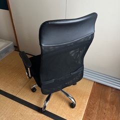 オフィスチェア リクライニングチェア 椅子 書斎 ブラック  の画像