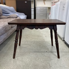 坂2602-1337 北海道民芸家具 木製 ローテーブル ベッドサイド テーブル ヴィンテージスタイル キズ汚れ有りの画像