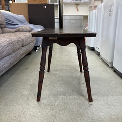 坂2602-1337 北海道民芸家具 木製 ローテーブル ベッドサイド テーブル ヴィンテージスタイル キズ汚れ有りの画像