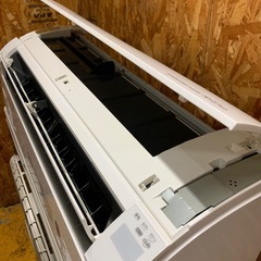 a(7849) 日立 ルームエアコン 白くまくん RAS－HM71H2 2019年 23畳用 単相200V 2個口 室外機 室内機 リモコン付 直接引き取りも歓迎 大阪の画像