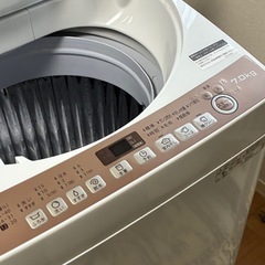 【洗濯機】SHARP ES-T713〈5年使用〉未使用風呂水ポンプつきの画像