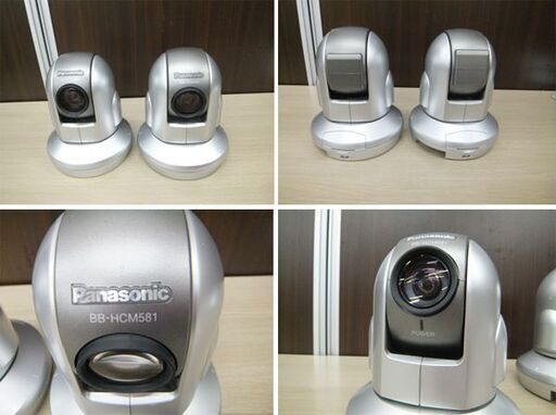 パナソニック ネットワークカメラ BB-HCM581 2個セット 屋内設置 監視カメラ 付属品付 ACアダプター＆PoE給電タイプ Panasonic 現状品 苫小牧西店