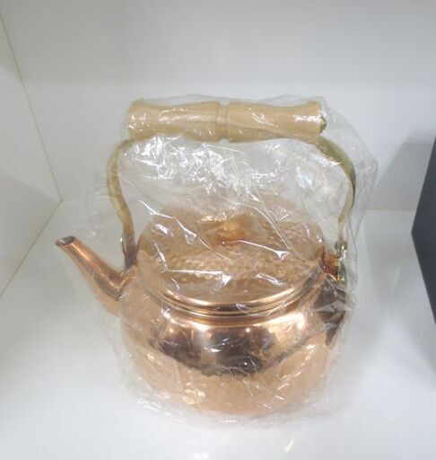 未使用 2.4L 銅ケトル 食楽工房 ケトル CNE307 「磨きの職人」 純銅 アサヒ やかん TUBAME 札幌 北20条店