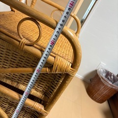 籐３段キャビネットの画像