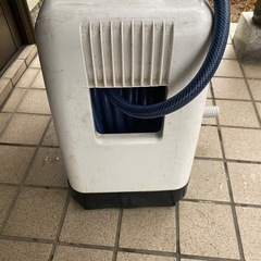 散水　ホースリール　ホース付きの画像