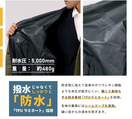 【新品】レインコート レインバイザーセット 男女兼用