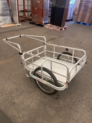オールアルミ製　折り畳み　リヤカー
