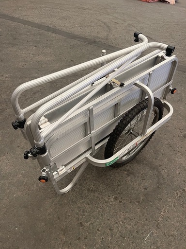 オールアルミ製　折り畳み　リヤカー