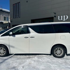 トヨタ ヴェルファイア 4wd ナビ地デジ バックカメラ Bluetoothミュージック フリップダウンモニター ETC 純正エンジンスターターの画像