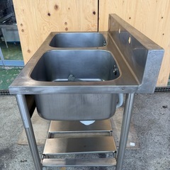 2槽シンク  1000x600x730(+150)の画像