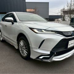 トヨタ ハリアー ハイブリッド 4wd ナビ地デジ バックカメラ Bluetoothミュージック ドライブレコーダー ETC モデリスタフルエアロの画像