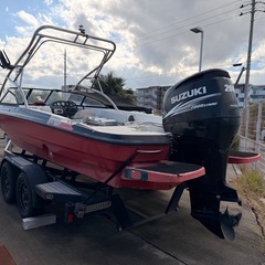 ヤマハ AG-21 × スズキ4スト200馬力 × センチュリオン製トレーラー（淡水のみ数回使用）の画像