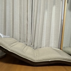 脚・首リクライニングポケットコイル座椅子(BE/BR)の画像