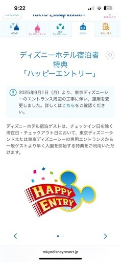 ハッピーエントリー通行証　ランド専用　3月2日　2枚