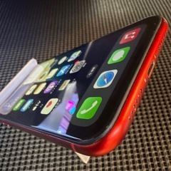 iPhone XR 64GB レッド SIMフリー バッテリー互換新品交換済みの画像