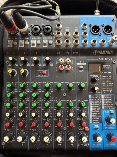 YAMAHA アナログミキサー　MG10XU M-AUDIO