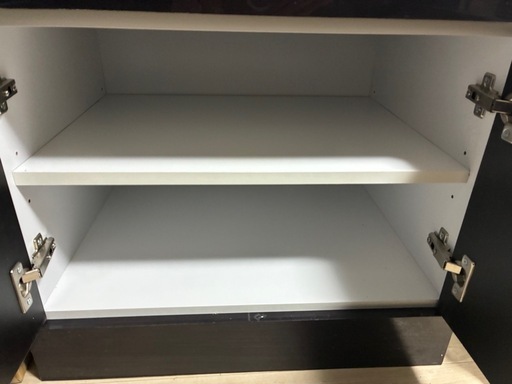 【お譲り先決まりました】レンジボード　電子レンジ台　食器棚