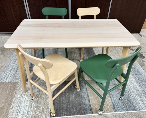 ?✨ IKEAおしゃれダイニングセット＋絨毯 6点セット（美品）  ? 早い者勝ち｜配達・夜間配送・設置OK｜当日支払い可 
