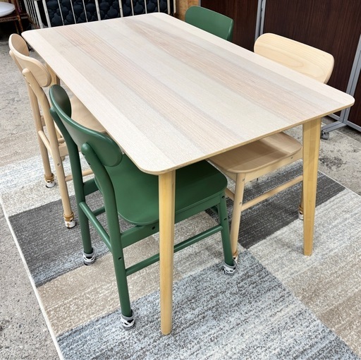 ?✨ IKEAおしゃれダイニングセット＋絨毯 6点セット（美品）  ? 早い者勝ち｜配達・夜間配送・設置OK｜当日支払い可 