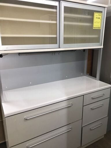 【ジャングルジャングル広陵店】吉田家具　キッチンボード　ホワイト【ジモティー特別価格】