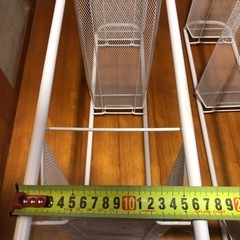 小型スチールラック3段　　2個セットの画像